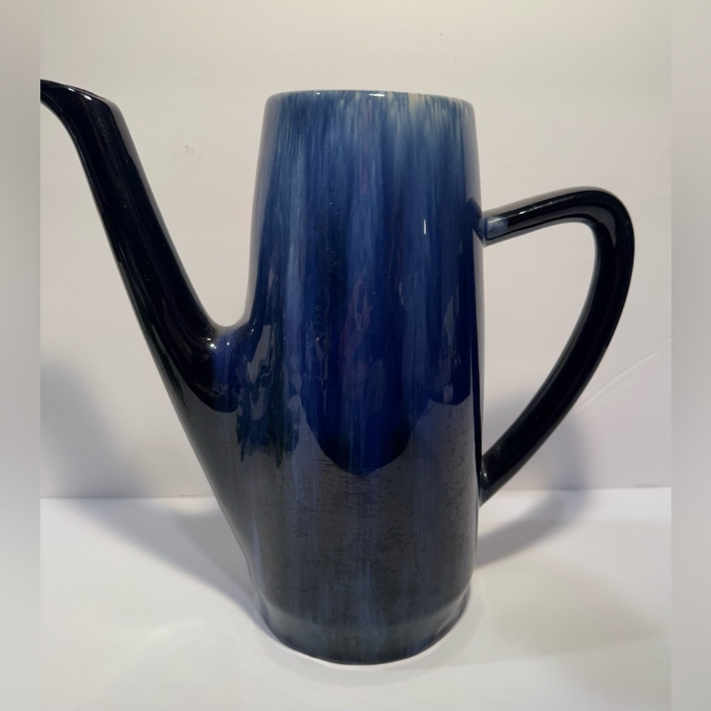 Vintage Blue Mountain Pottery Coffee Pot Drip Glaze